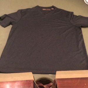 Black Perry Ellis V Neck shirt